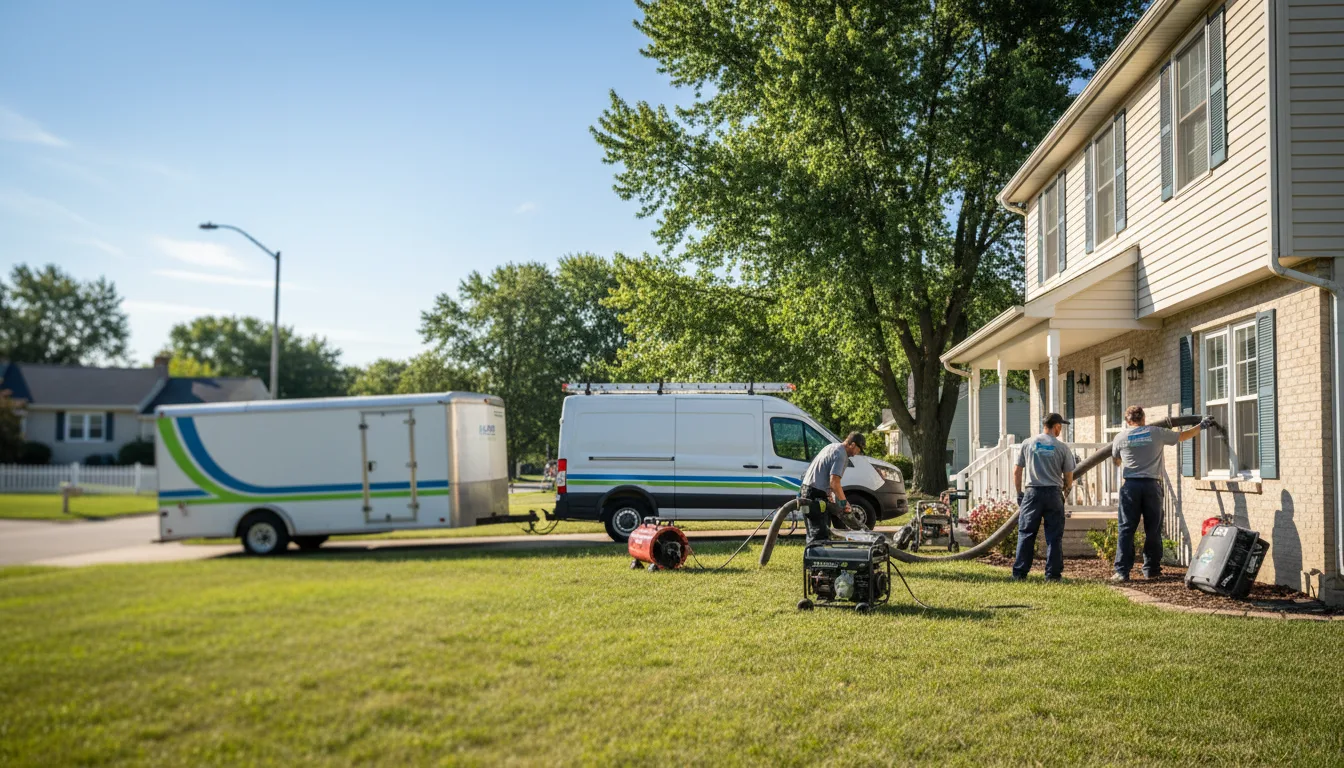 Flooded Basement Restoration And Cleanup With Repair in Friesland, WI near me